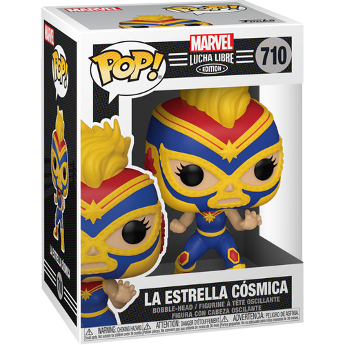 Funko Pop Marvel Lucha Libre - Captain Marvel slika 2