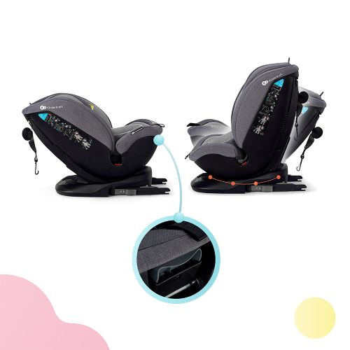 Kinderkraft autosjedalica XPEDITION 0-36 kg Isofix, siva slika 36