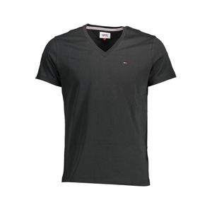 TOMMY HILFIGER MEN'S SHORT SLEEVE T-SHIRT BLACK