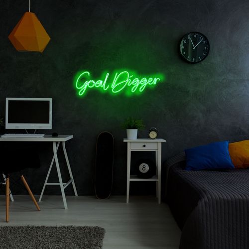 Wallity Ukrasna plastična LED rasvjeta, Goal Digger - Green slika 9