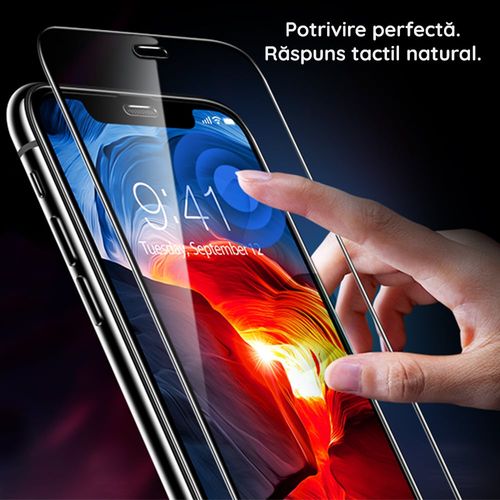 Techsuit – 111D Full Cover / Full Glue Glass za Xiaomi Redmi 13C 4G / 13C 5G / Poco M6 / C65 crno slika 6