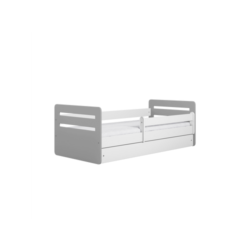 Drveni Dečiji Krevet Tomi Sa Fiokom - Sivi - 160x80cm slika 3