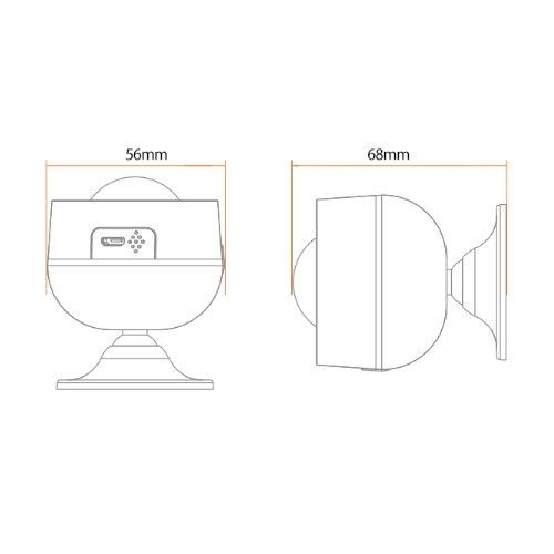 Smart Zigbee detektor pokreta Marvo HSA022Z CR123A-3V*2PCS slika 2