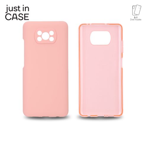 2u1 Extra case MIX paket PINK za Poco X3 Pro slika 3