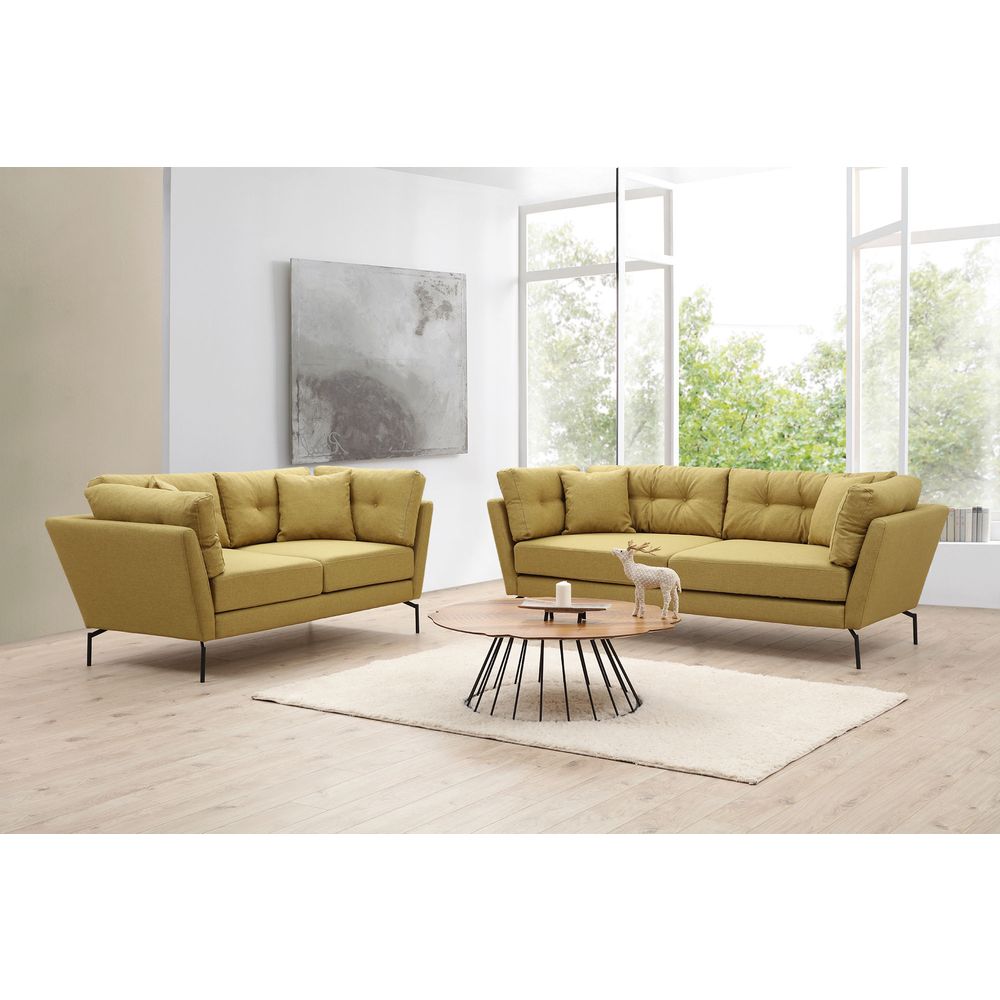 Sofa - Zelenožuta Troosjed slika 2