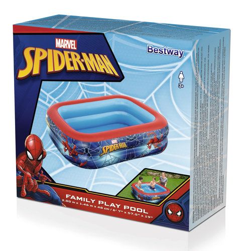 Bestway dječji bazen na napuhavanje Spiderman 200 x 146 x 48 cm slika 3