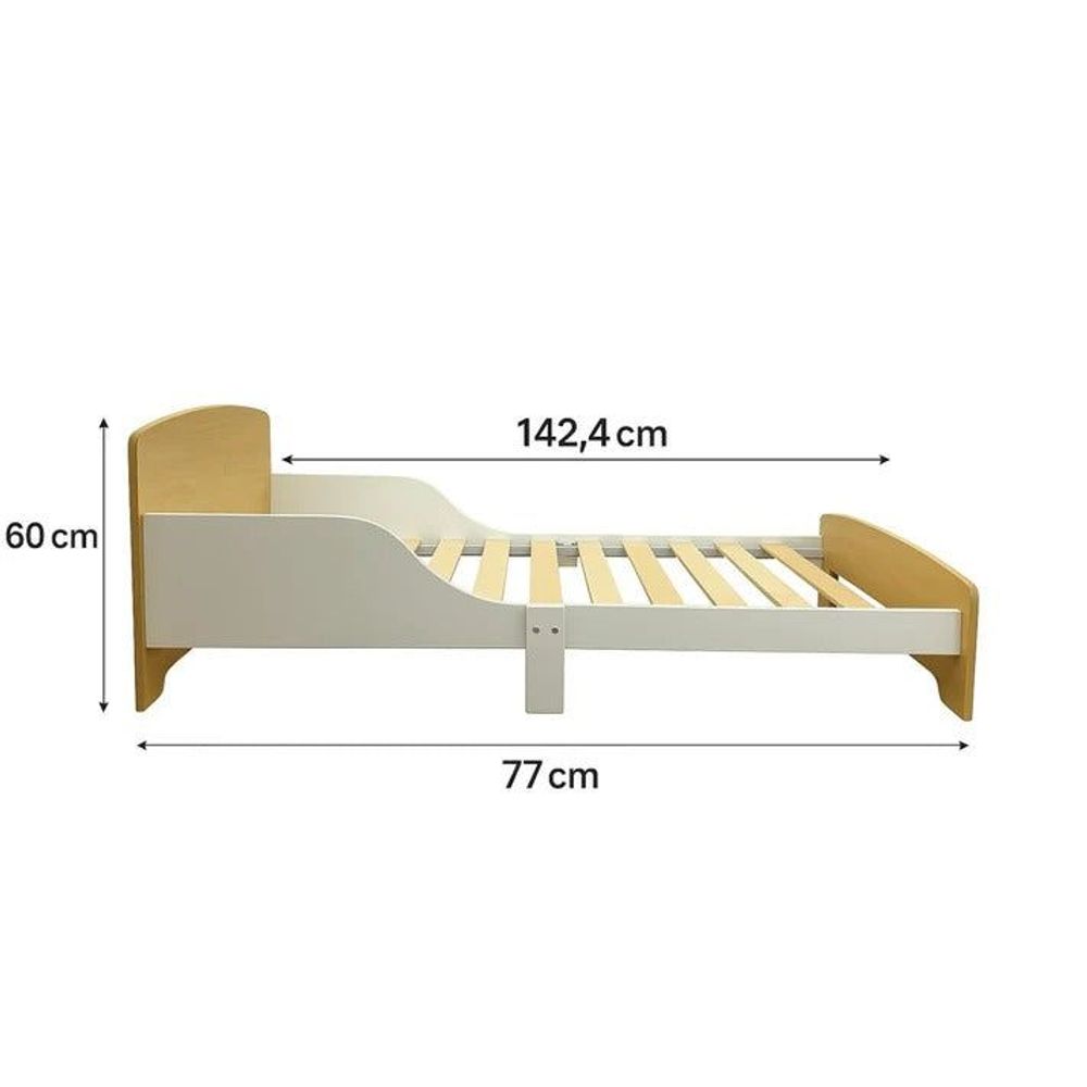 Kinder Home Drveni dječiji krevet 140x70cm slika 5