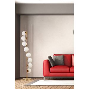 Simay 8729-1 White Floor Lamp