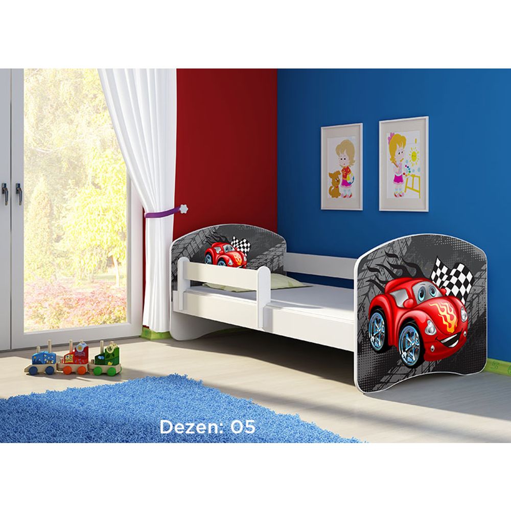 ACMA Dječiji krevet Acma II White - 140x70cm - Dezen 05 slika 2