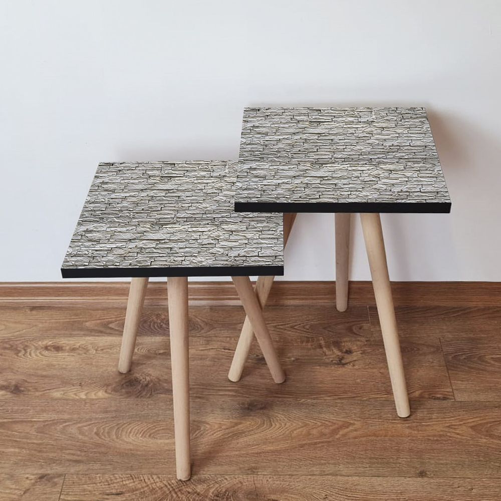 Nesting stolovi 2Shp328 - (2 komada) - boje: bež slika 1