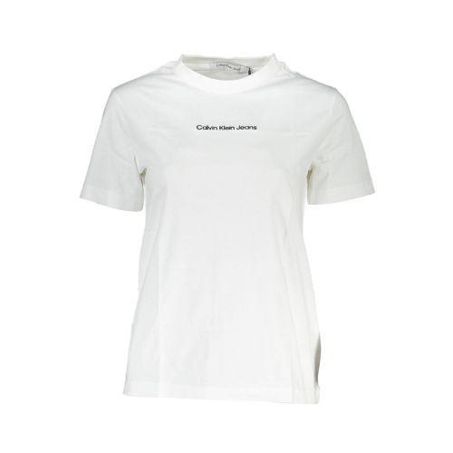 CALVIN KLEIN WHITE WOMEN'S SHORT SLEEVE T-SHIRT slika 1