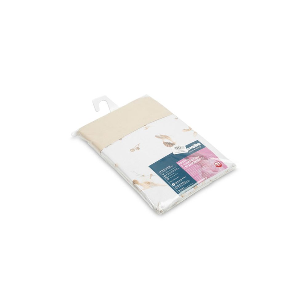 Posteljina od dva elementa + plahta sparrow 100x135 cm slika 5