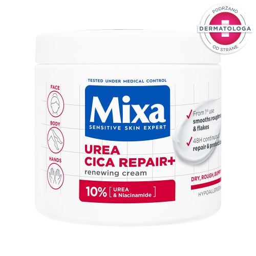 Mixa Urea Cica Repair obnavljajuća krema za suvu kožu 400ml slika 1