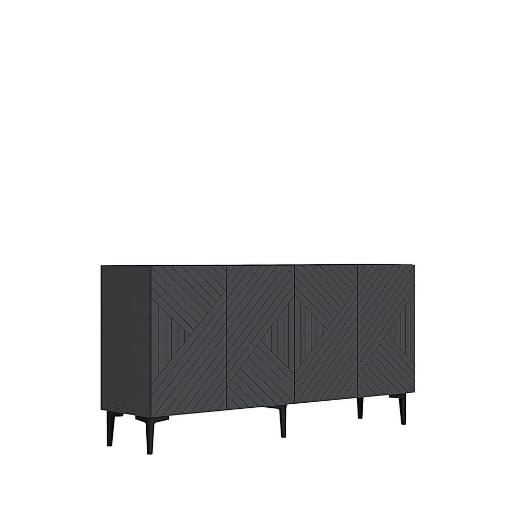 Ferro 150 Konsolna Polica - Antracit slika 4