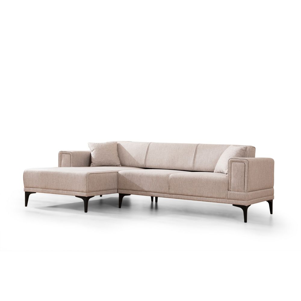 Ugaona Sofa-Krevet 'Horizon Left' - Svijetlo smeđa slika 5