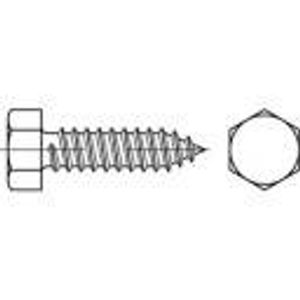 TOOLCRAFT 144589 vijci s šesterokutnom glavom za lim 6.3 mm 22 mm vanjski šesterokutni DIN 7976 čelik galvansko pocinčani 250 St.