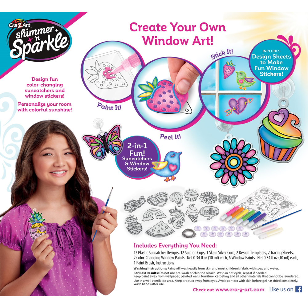 Cra-Z-Art Shimmer‘n Sparkle 17985 Color Change Window Art slika 7