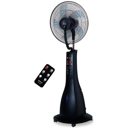 SOGO Ventilator samostojeći s funkcijom stvaranja magle, 16", 40 cm, oscilacija, okrugla baza, 3 lopatice, 90W slika 1