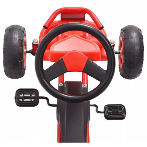 Go-Kart s Pedalama i Pneumatskim Gumama Crveni slika 23