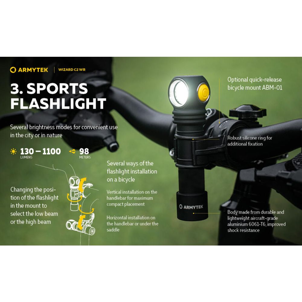 Armytek Baterijska lampa Wizard C2 WR slika 18