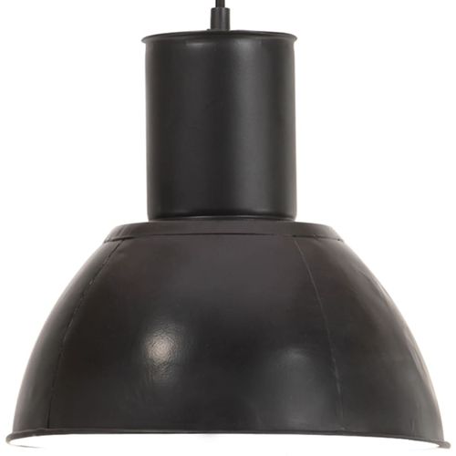 Viseća svjetiljka 25 W crna okrugla 28,5 cm E27 slika 1