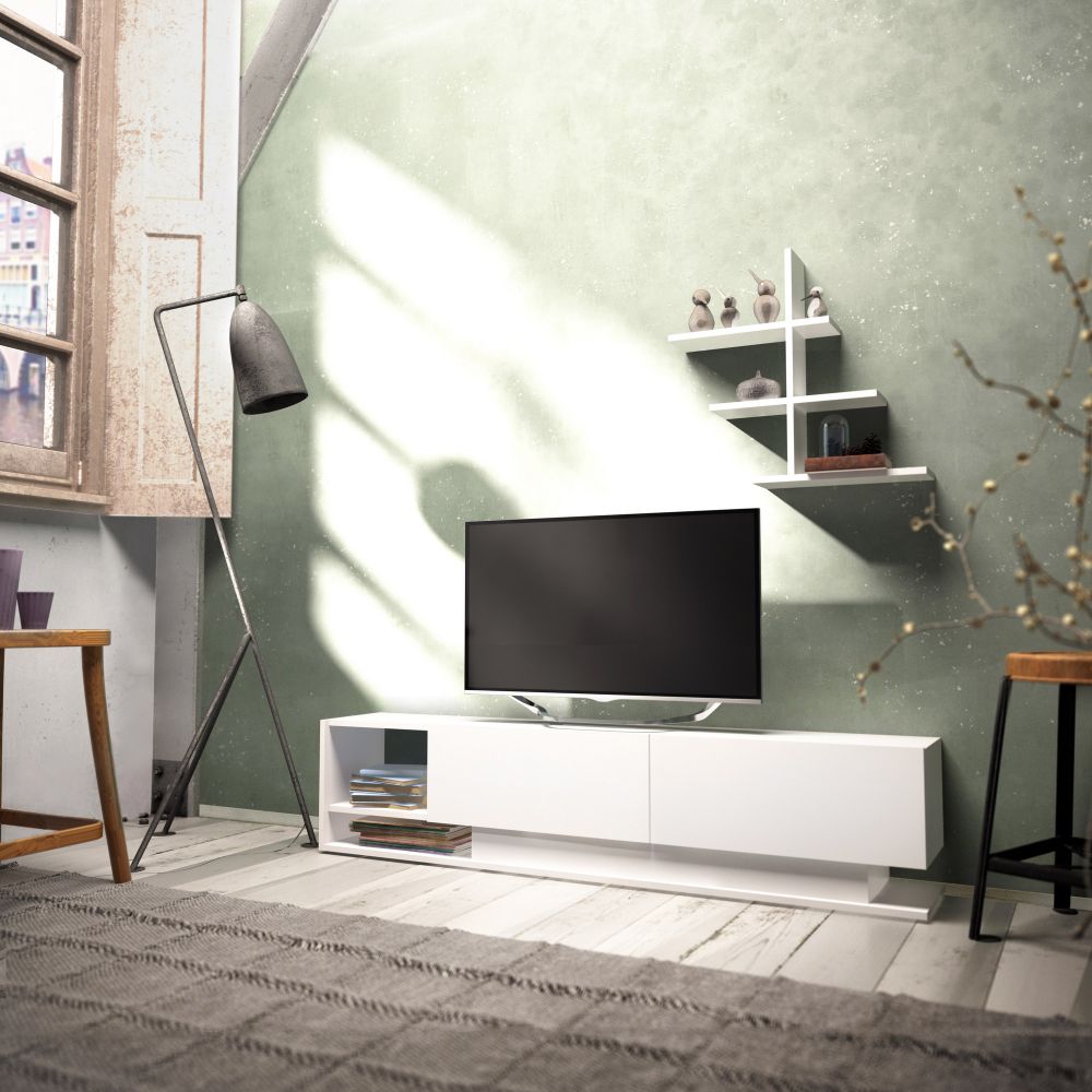 TV komoda Liza bijela slika 1