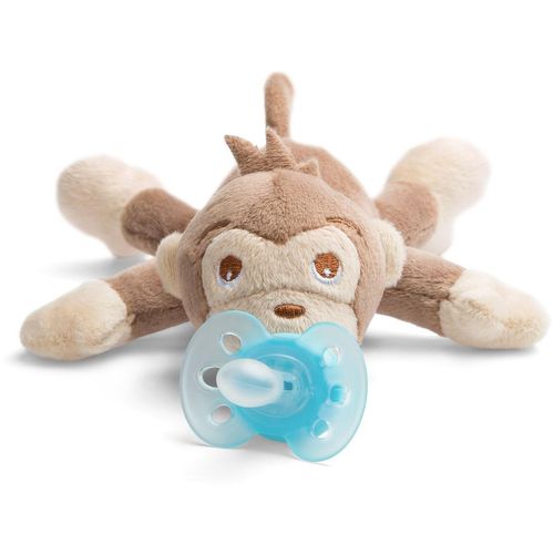 Philips Avent duda varalica 0-6mj ultra soft snuggle majmun slika 2