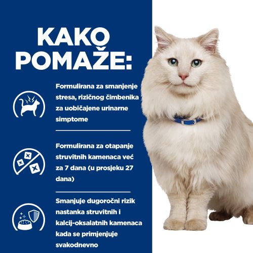 Hill's Prescription Diet c/d Multicare Stress Urinary Care Hrana za Mačke s Piletinom, 1,5 kg slika 5