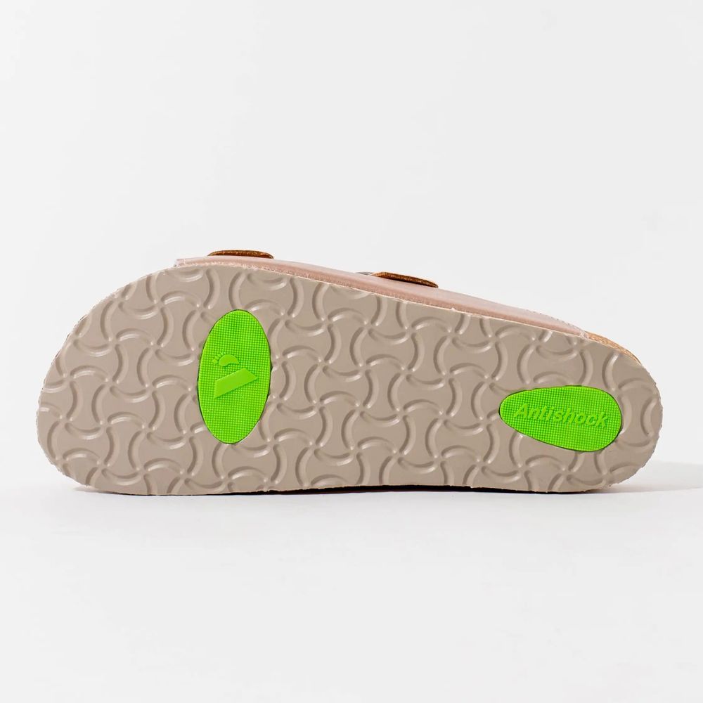 Vesna Anatomske papuče Aurora, Metal Roze Lux slika 4