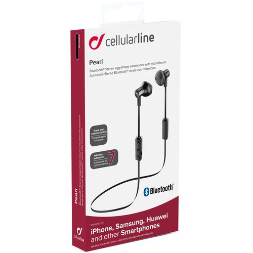 Cellularline Bluetooth slušalice Pearl crne slika 3