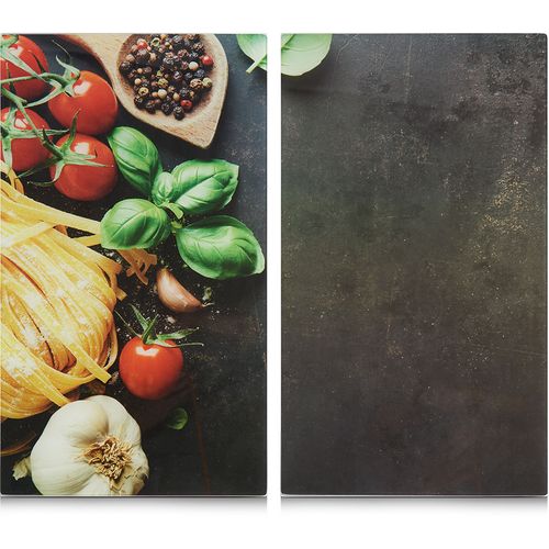Zeller Daske za rezanje staklene "Pasta", set od 2 kom, kao stakleni pokrov ploče za kuhanje, 30x52 cm, 26330 slika 1
