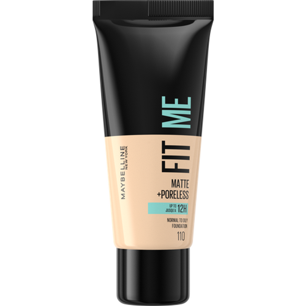 Maybelline New York Fit Me Matte+Poreless Tekući puder 110 Porcelain slika 1