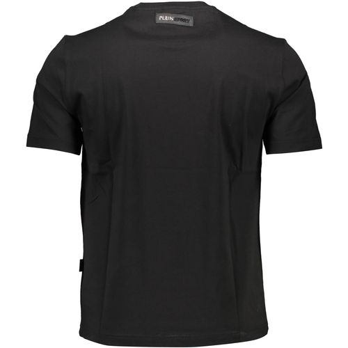 PLEIN SPORT MEN'S SHORT SLEEVE T-SHIRT BLACK slika 2