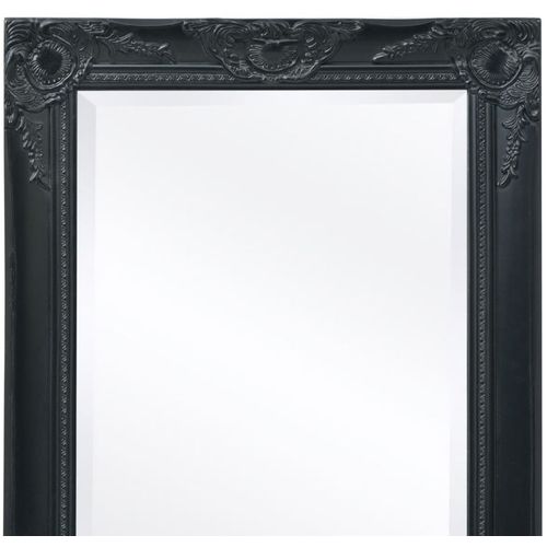 Zidno Ogledalo Barokni stil 120x60 cm Crna boja slika 16