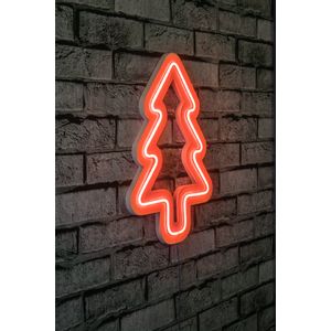 Wallity Ukrasna plastična LED rasvjeta, Christmas Pine - Red