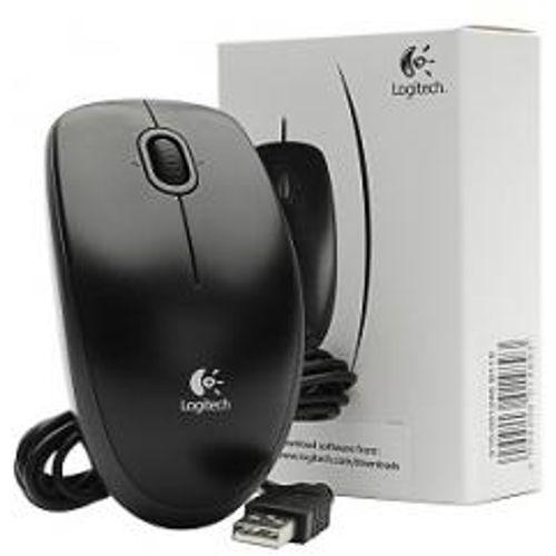 Logitech B100, Optical USB Mouse, Black OEM slika 1
