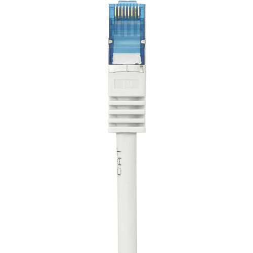 Renkforce RF-4145283 RJ45 mrežni kabel, Patch kabel cat 6a S/FTP 1.00 m siva sa zaštitom za nosić, vatrostalan 1 St. slika 3