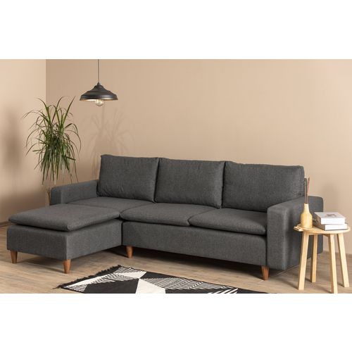 Atelier Del Sofa Kutna garnitura, Tamno siva, Lungo slika 5