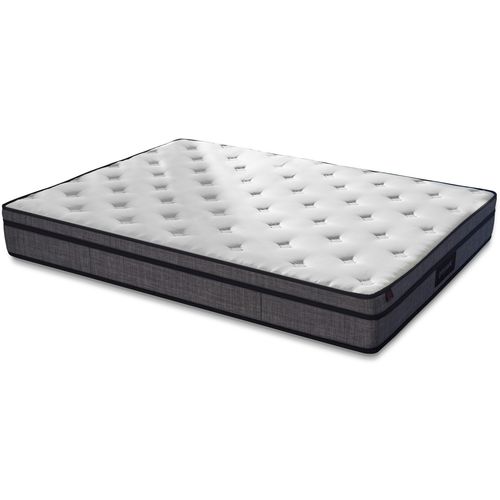 Woody Fashion Madrac, Bijela boja Sivo, Greypedic 140x190 cm Double Size Ultra Firm Mattress slika 5