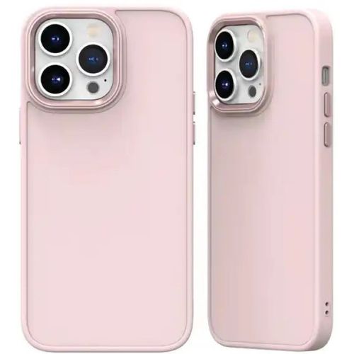 MCTK41-IPHONE 12/12 pro * Futrola  UTP  Shiny Lens Silicone Rose (169.) slika 1