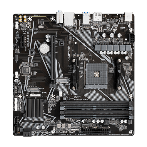 GIGABYTE B550M K, DDR4, SATA3, USB3.2Gen1, DP, AM4 mATX slika 3