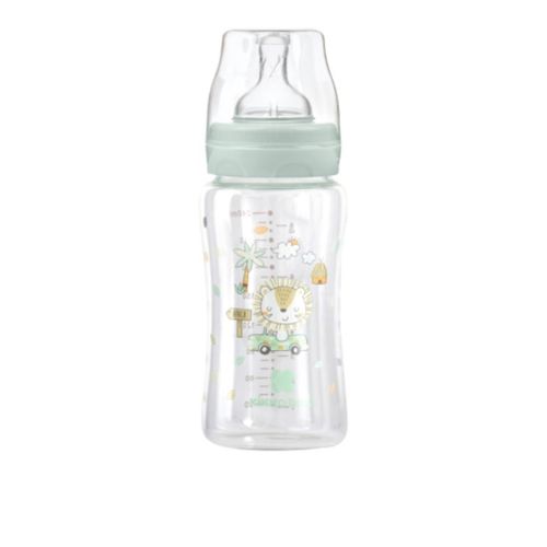 Kikka Boo Staklena flašica Jungle King 240ml 3m+ Mint slika 1