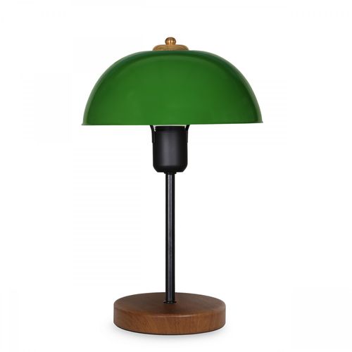 Opviq Stolna lampa GREEN, MDF- metal, visina 38 cm,  23  x 11 cm, E27 60 W, AYD-2796 slika 1