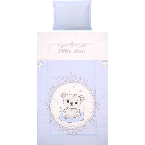 LORELLI RANFORCE COSY 3-dijelni Set Posteljine Little Bear Blue 100 x 150 cm slika 1