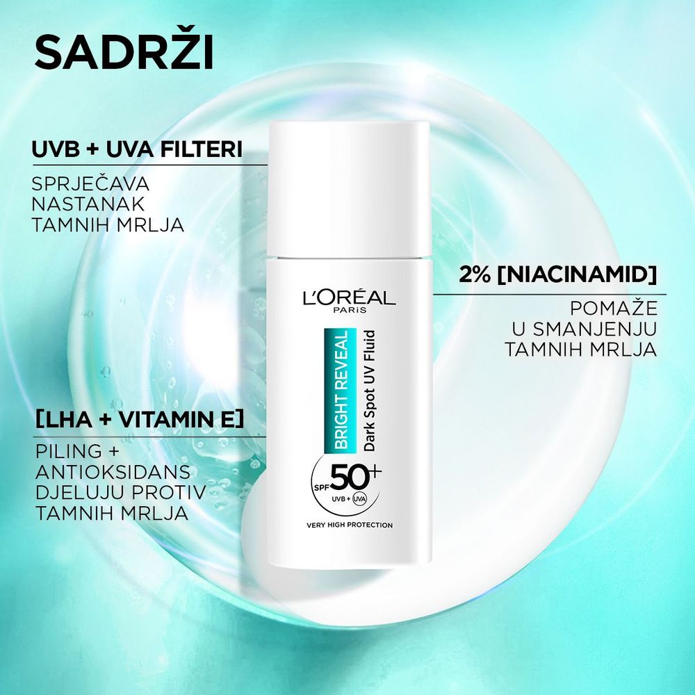 L'Oréal Paris Bright Reveal UV fluid protiv tamnih mrlja 50ml slika 5