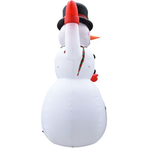 Božićni snjegović na napuhavanje LED IP44 450 cm XXL slika 5