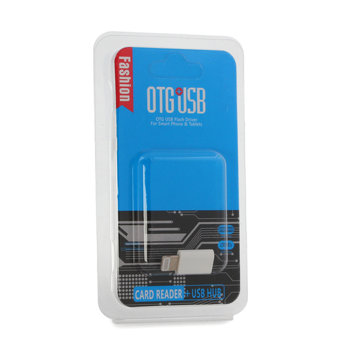 Adapter OTG micro USB na iPhone lightning beli slika 3