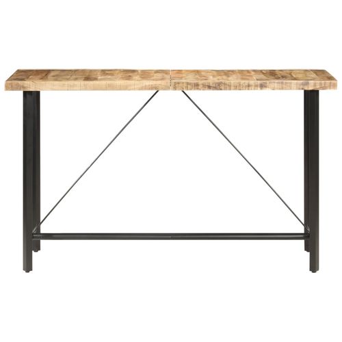 Barski stol 180 x 70 x 107 cm od grubog drva manga slika 38