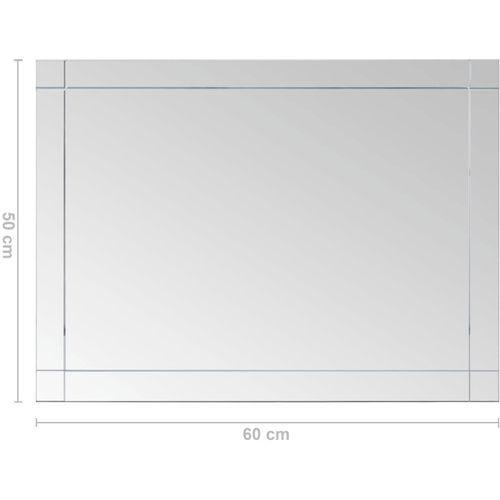 Zidno ogledalo 60 x 50 cm stakleno slika 6