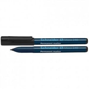 Flomaster Schneider, permanent marker, Maxx 240, 1-2 mm, crni